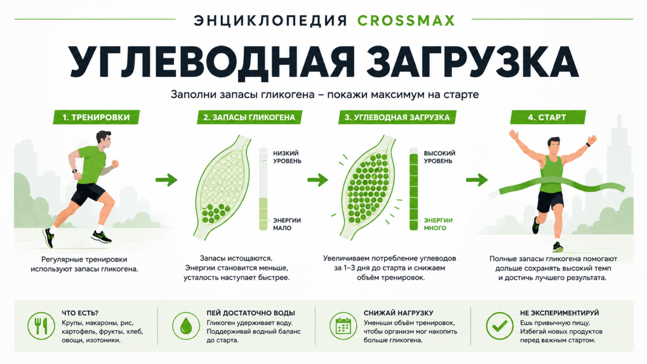 Что такое углеводная загрузка?