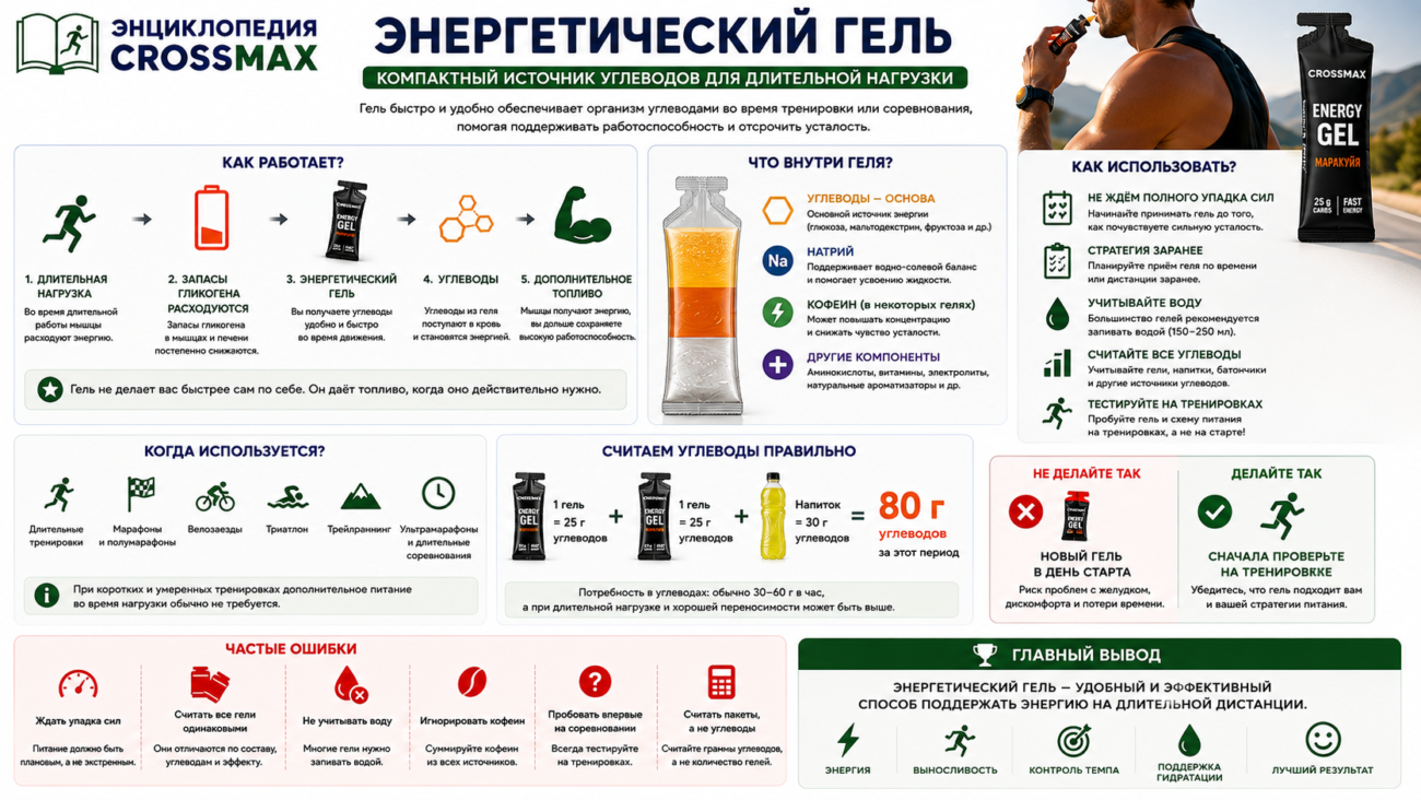 Что такое Энергетический гель?